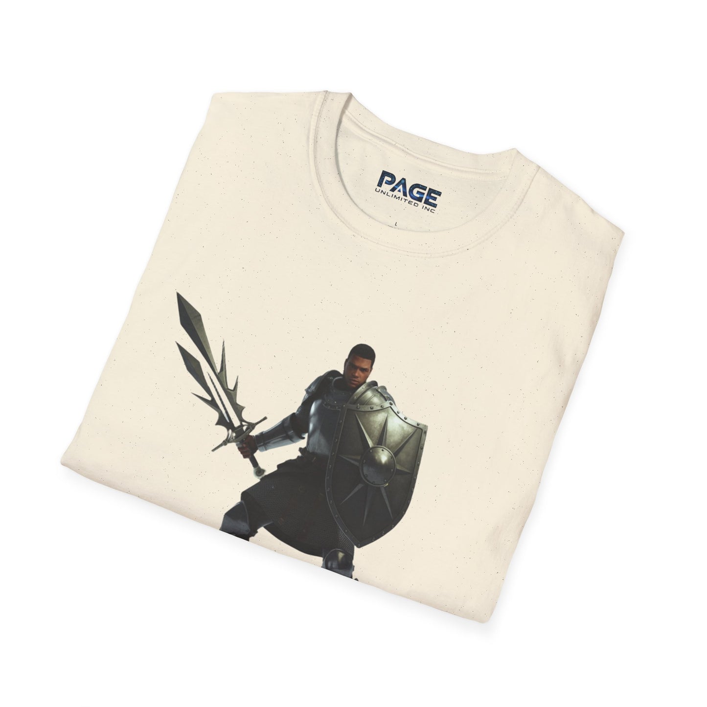 Unisex Page Knights T-Shirt – Ebony Flame Legacy Graphic Tee