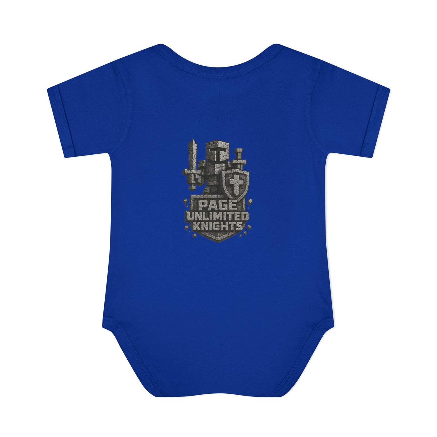 Unlimited Knights baby bodysuit