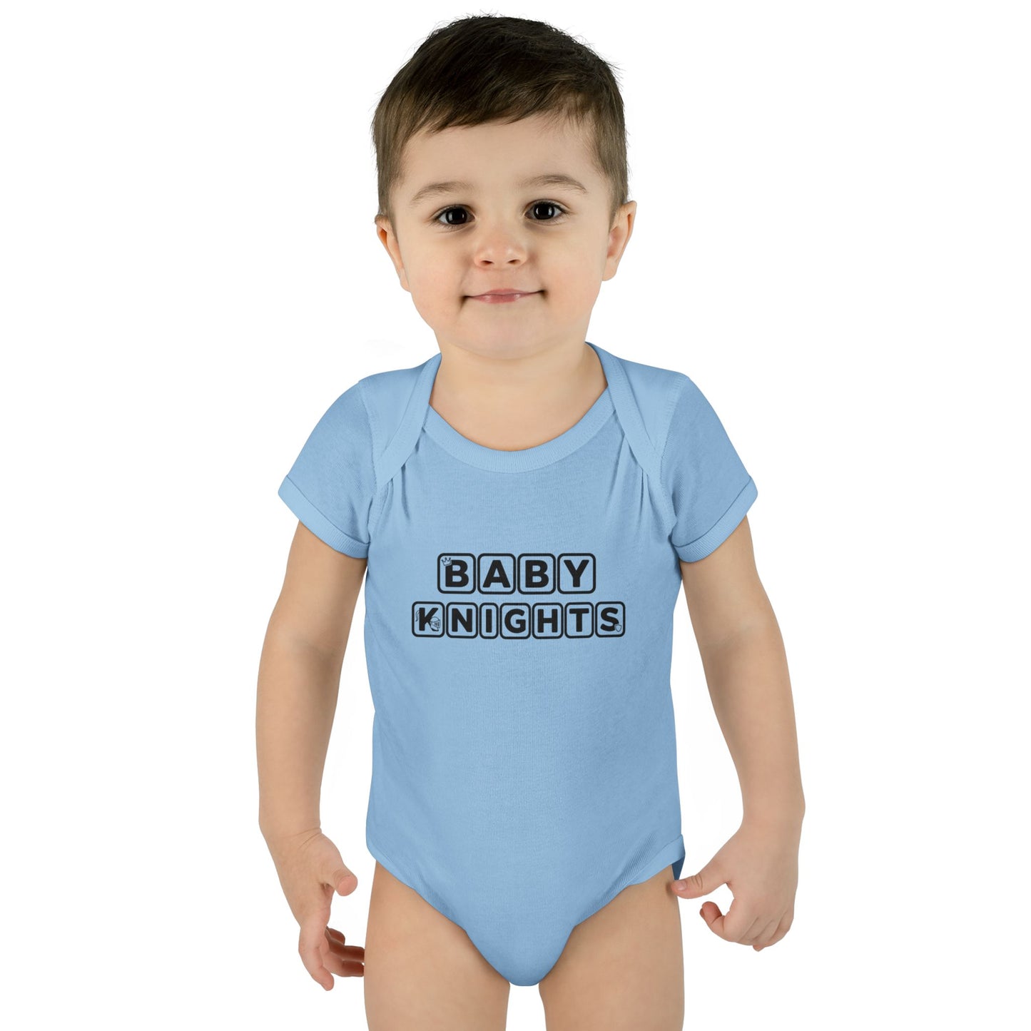 Unlimited Knights baby bodysuit