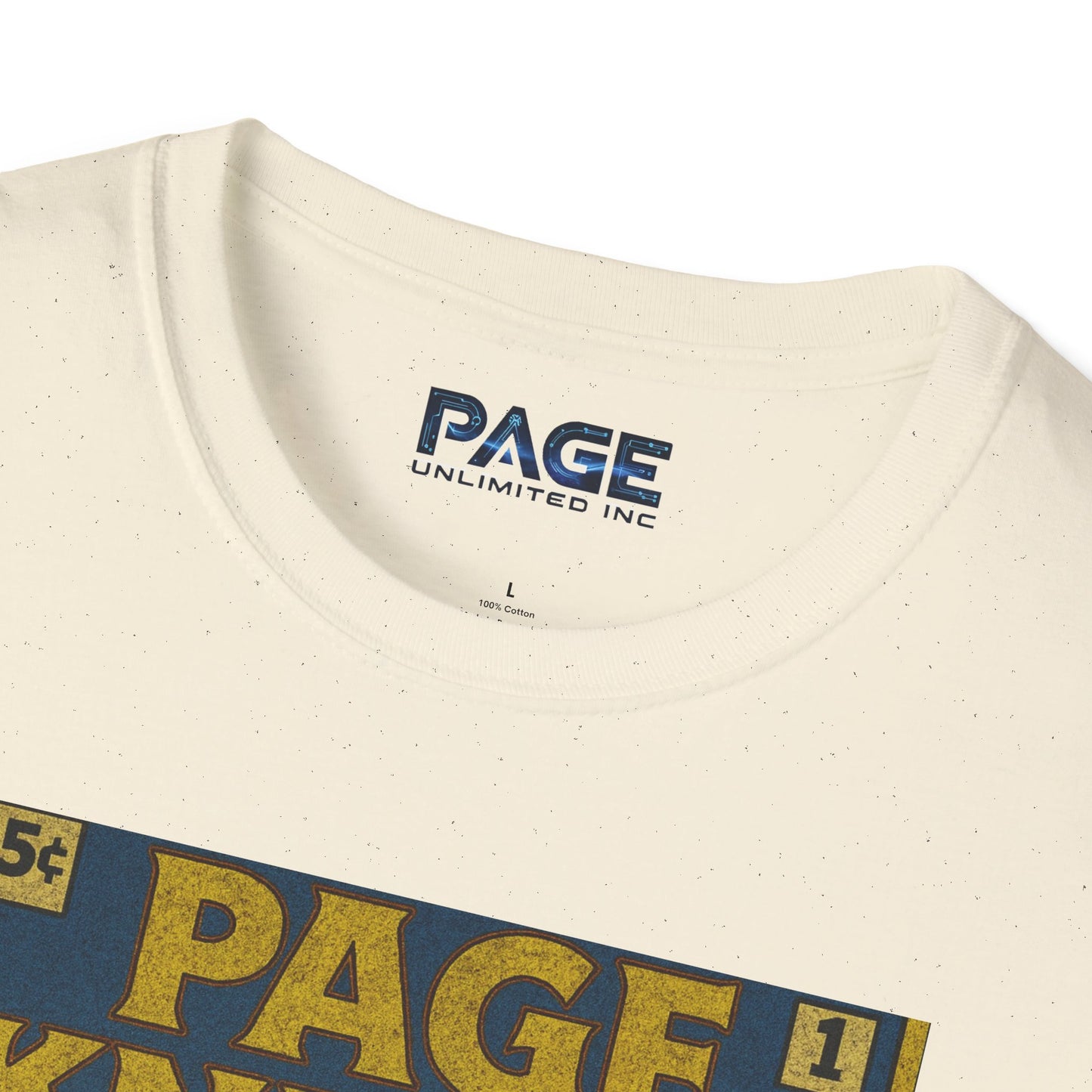 Page Knight Unisex Softstyle T-Shirt Comic Book Art, Graphic Tee