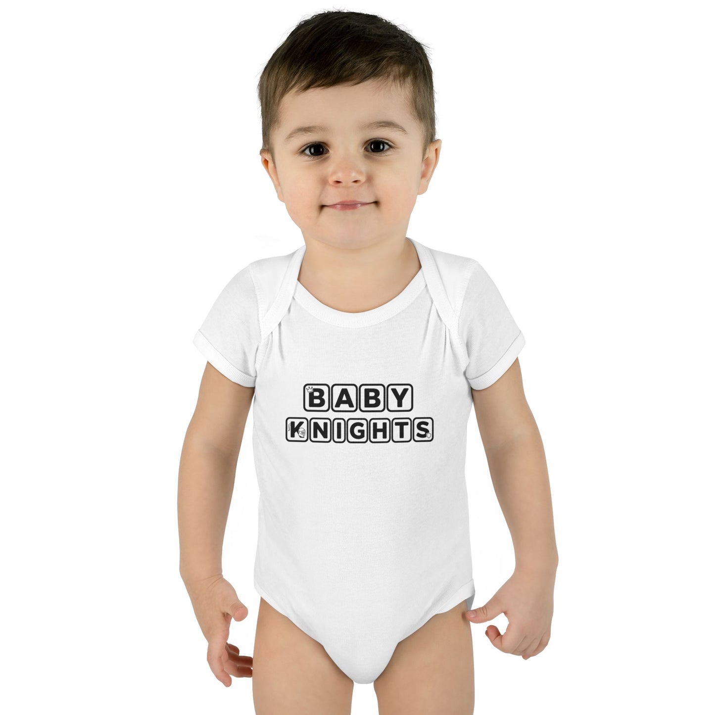 Unlimited Knights baby bodysuit