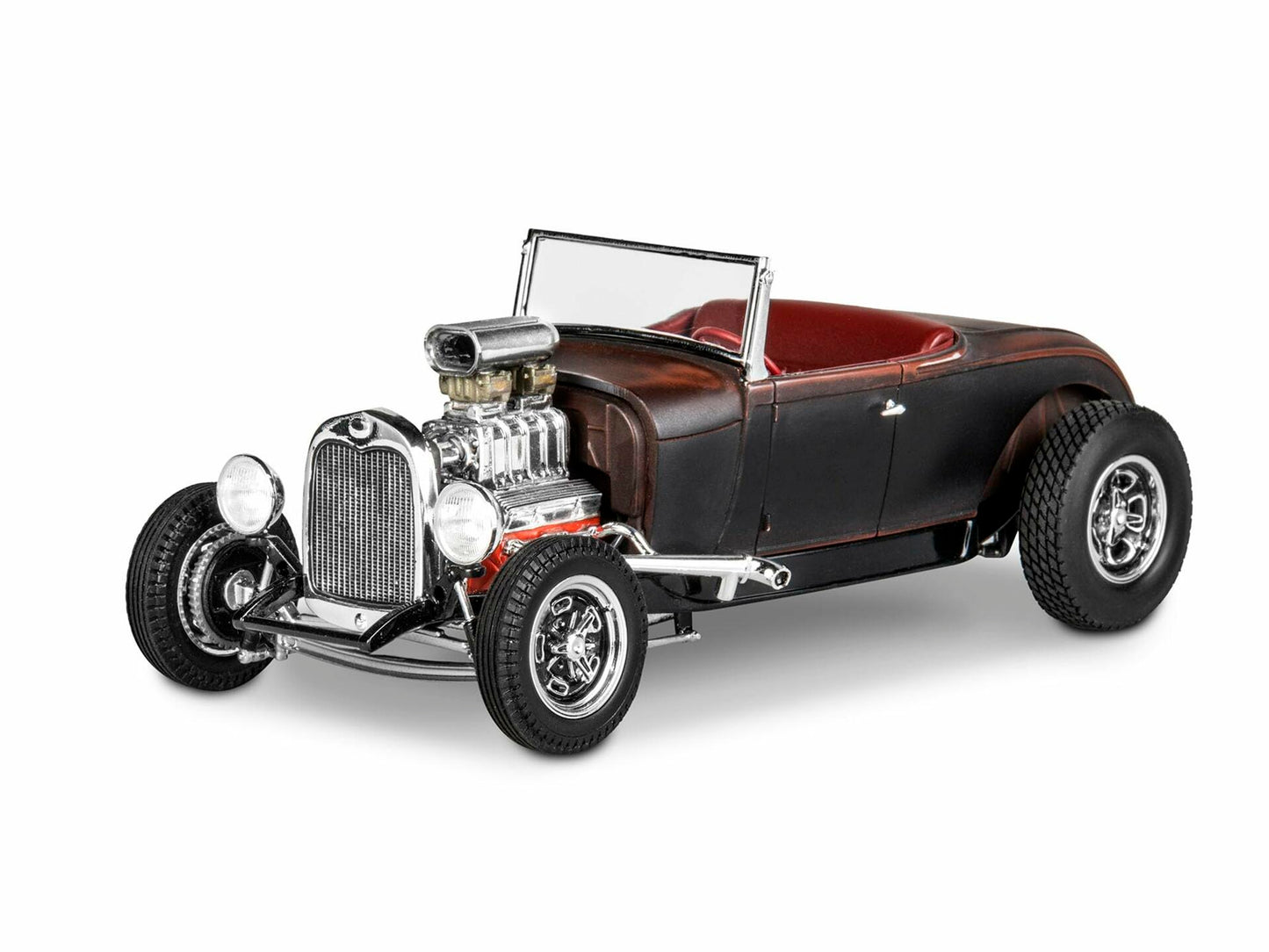 Revell Level 5 Model Kit 1929 Ford Model A Roadster 2-in-1 Kit 1/25 Scale Model