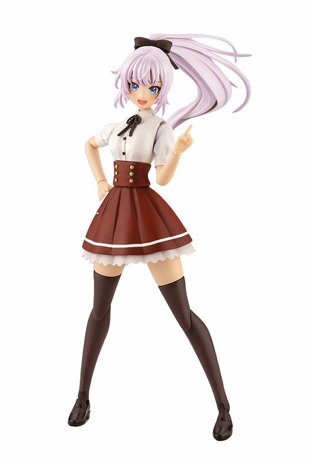 Kotobukiya Sousai Shojo Teien: Ritsuka Saeki (St. Iris Gakuen Girls' High School Summer Clothes Dreaming Style Noble Rose Version) Plastic Model Kit, Multicolor (JK008)