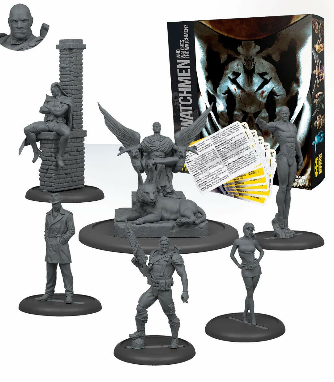 BATMAN Miniature Game: Watchmen – 35MM Scale - Unpainted – Ages 14+