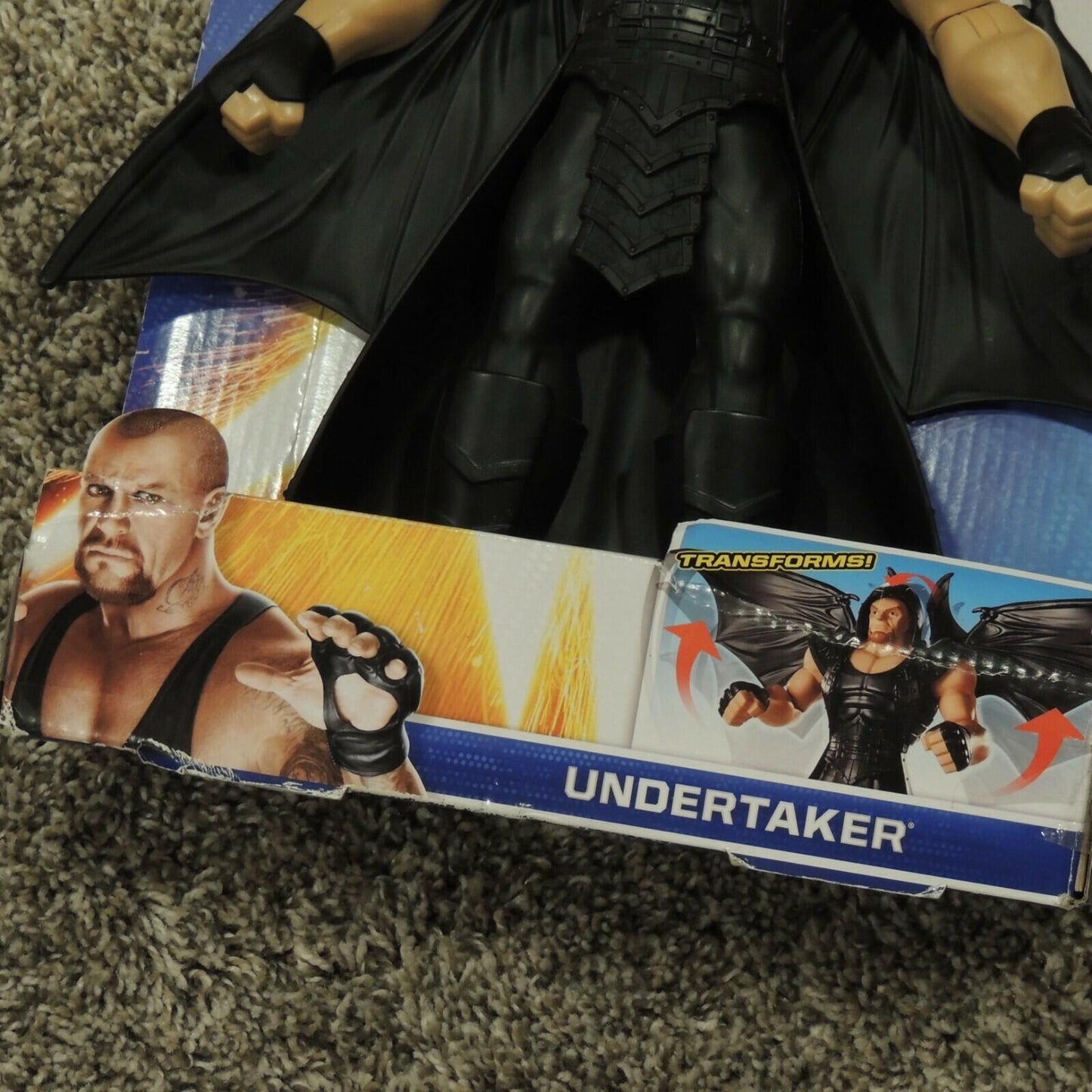 WWE Mattel Transforming Action Figure - Undertaker Transforms NEW