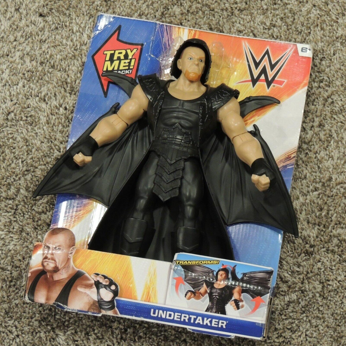 WWE Mattel Transforming Action Figure - Undertaker Transforms NEW