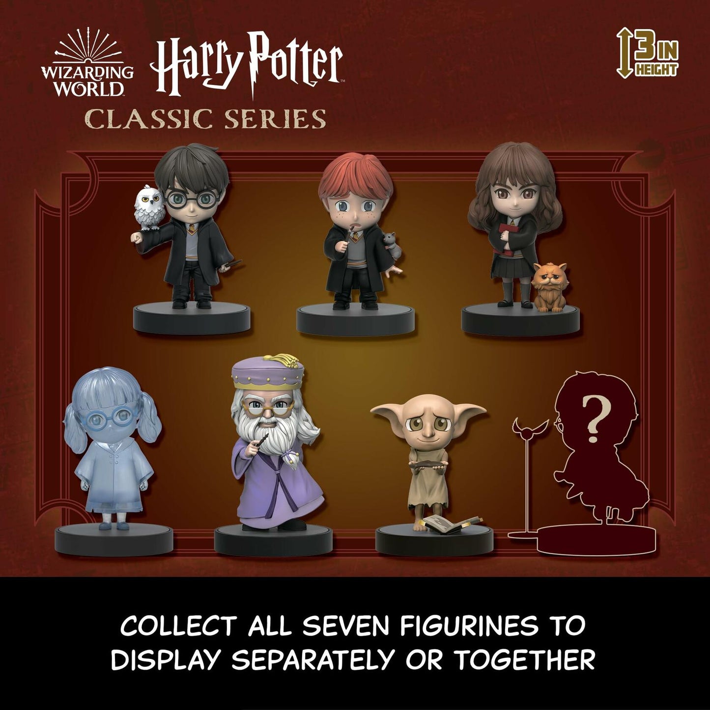 YuMe Harry Potter Blind Box (1 Pack) - 3" Classic Series Inspired Figurines, Collectible Figures Blind Box