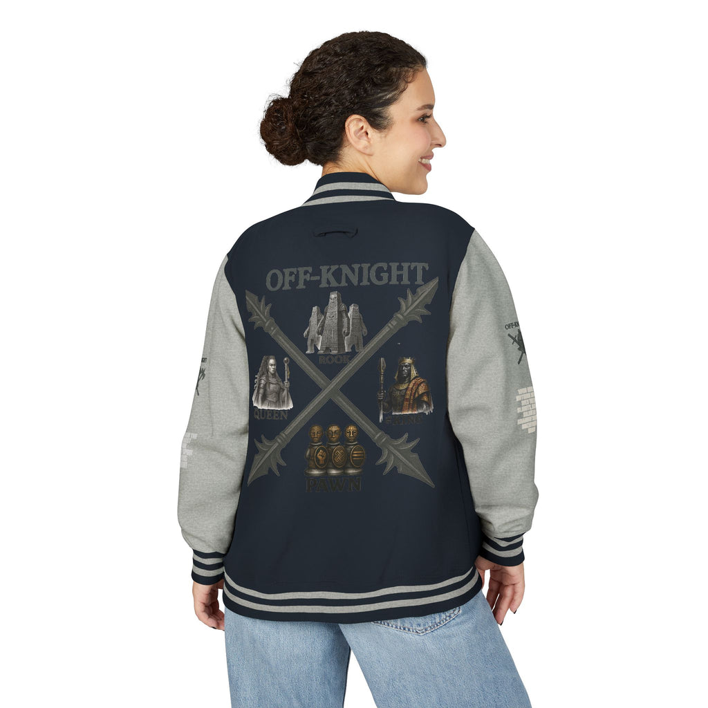 Off Knight Letterman Jacket | Page Unlimited Knights