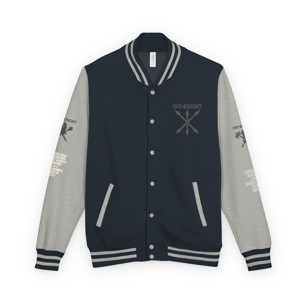 Off Knight Letterman Jacket | Page Unlimited Knights