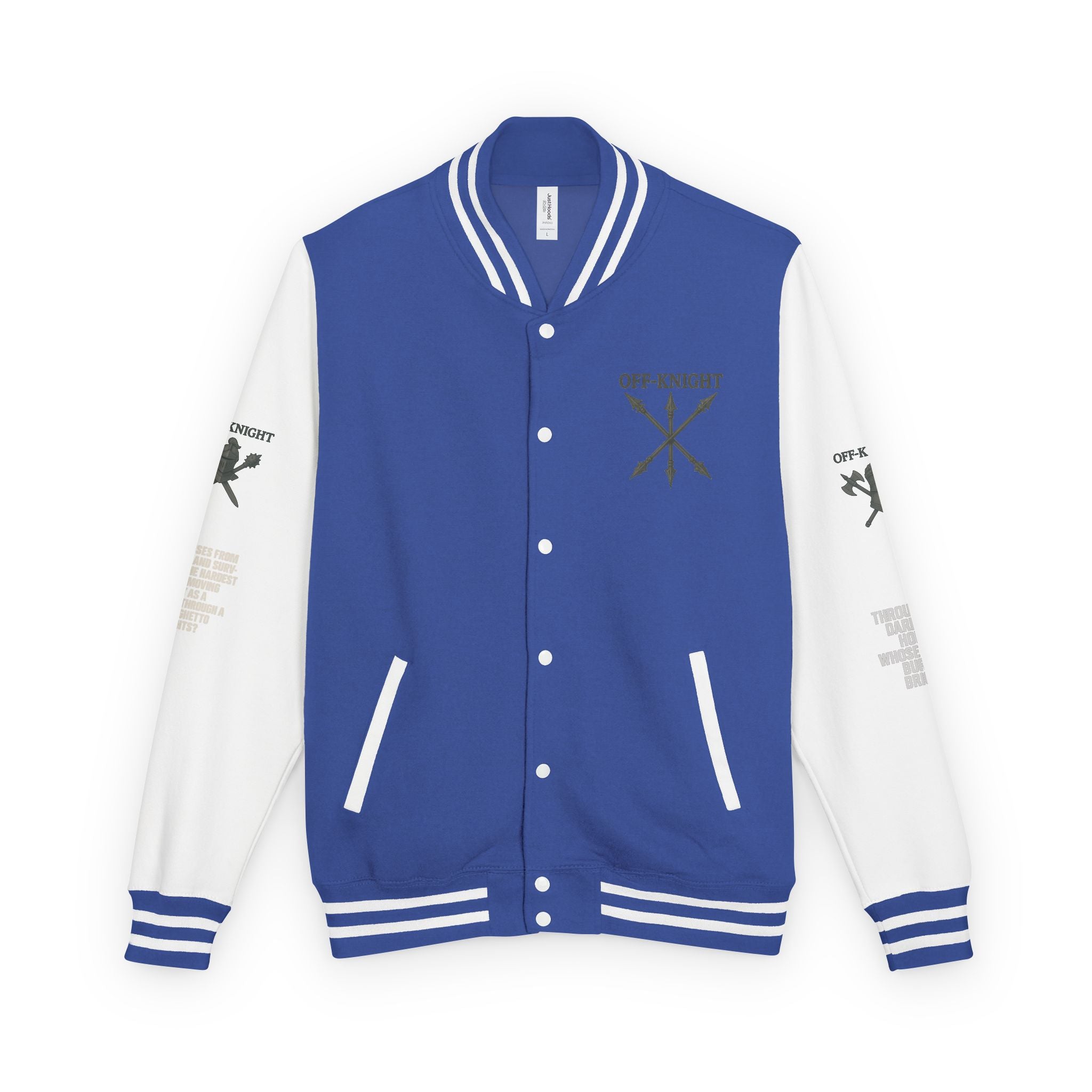 Off Knight Letterman Jacket | Page Unlimited Knights
