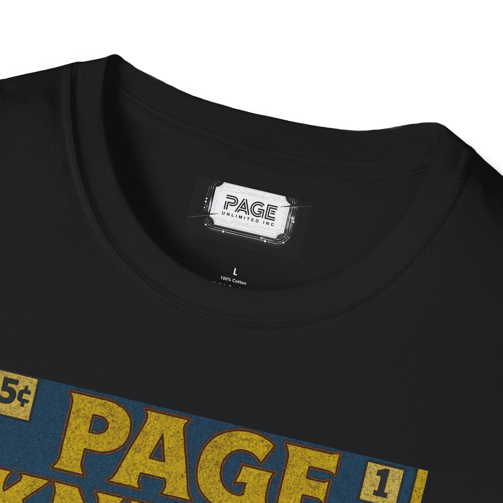 Page Knight Unisex Softstyle T-Shirt  Comic Book Art, Graphic Tee