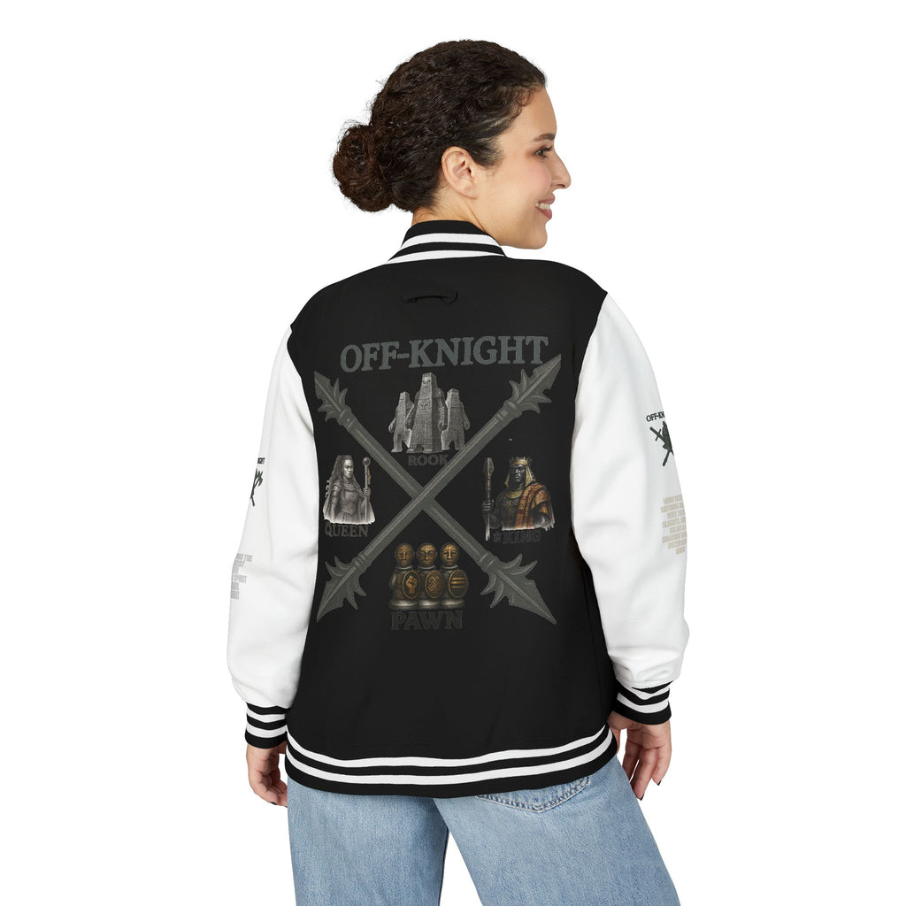 Off Knight Letterman Jacket | Page Unlimited Knights