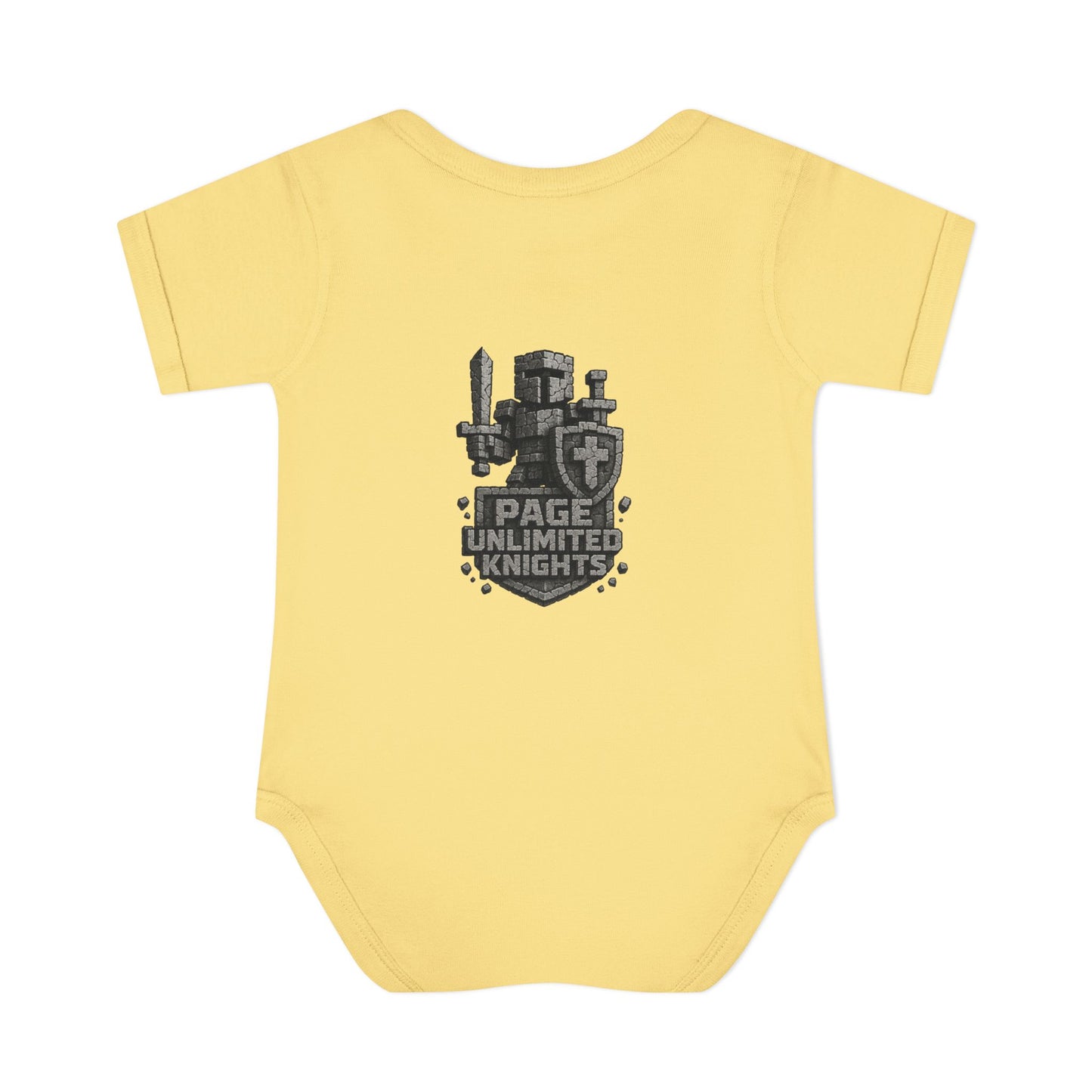 Unlimited Knights baby bodysuit