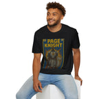 Page Knight Unisex Softstyle T-Shirt  Comic Book Art, Graphic Tee