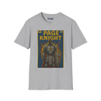 Page Knight Unisex Softstyle T-Shirt  Comic Book Art, Graphic Tee