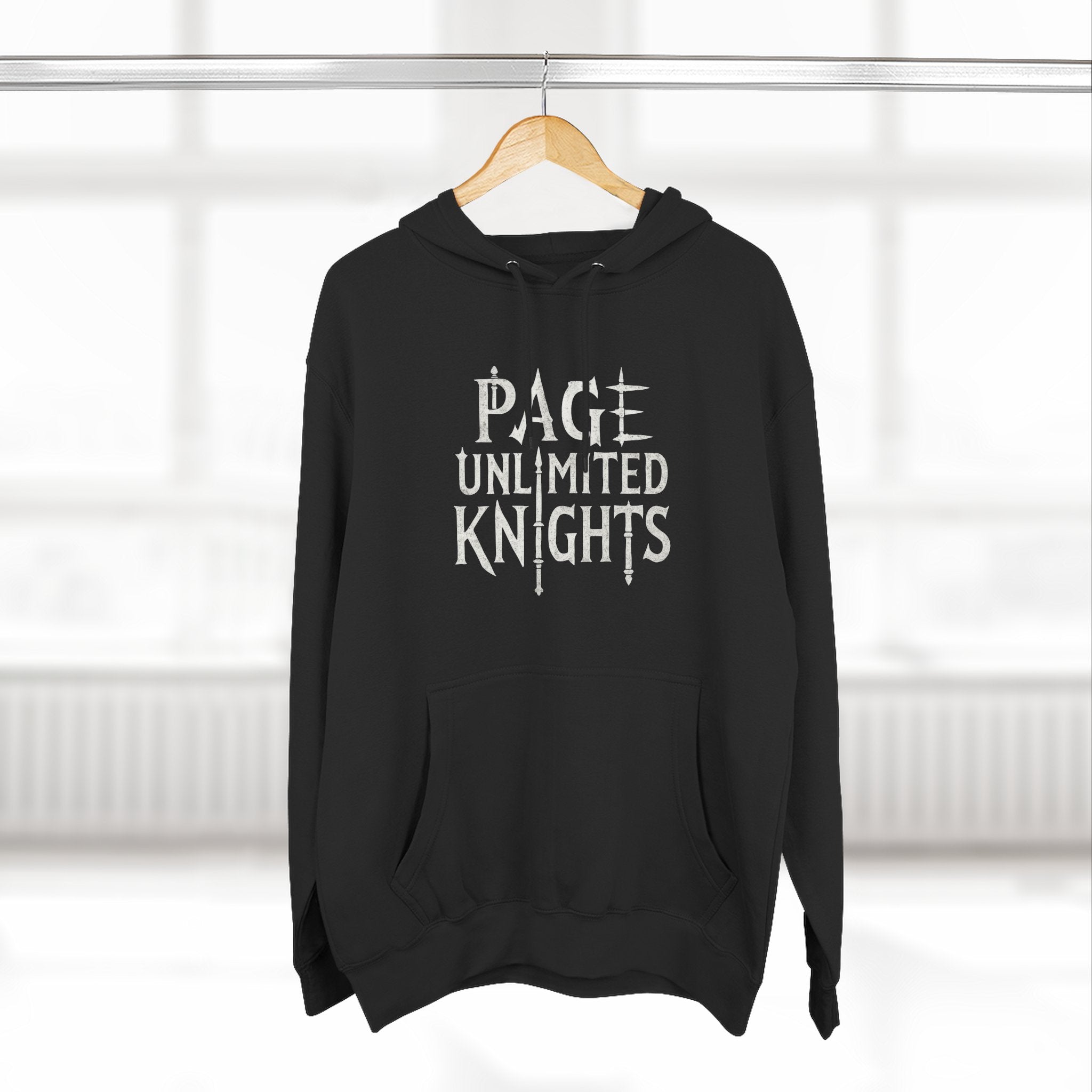 Page Unlimited Knights Medieval Three-Panel Fleece Hoodie