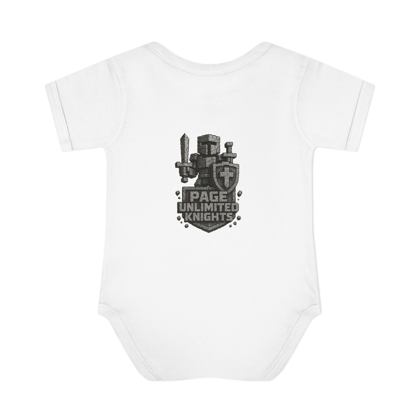 Unlimited Knights baby bodysuit