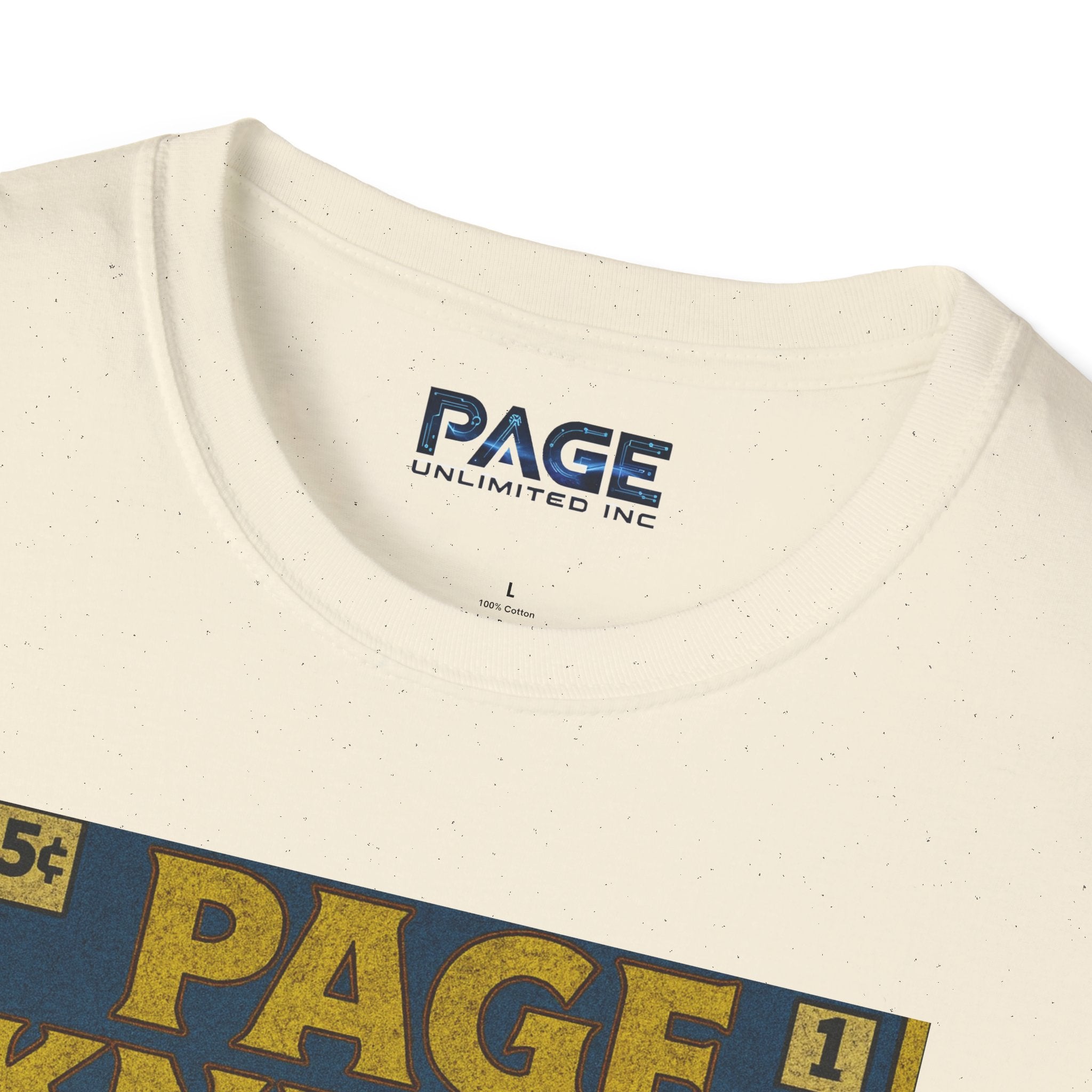 Page Knight Unisex Softstyle T-Shirt  Comic Book Art, Graphic Tee