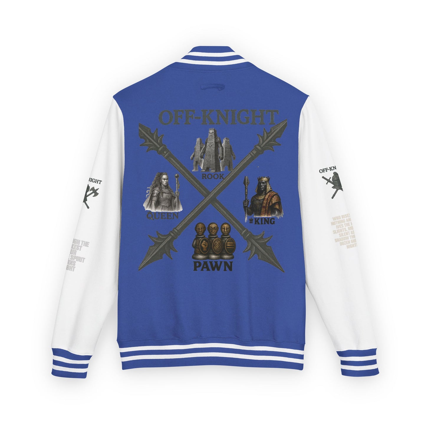 Off Knight Letterman Jacket | Page Unlimited Knights