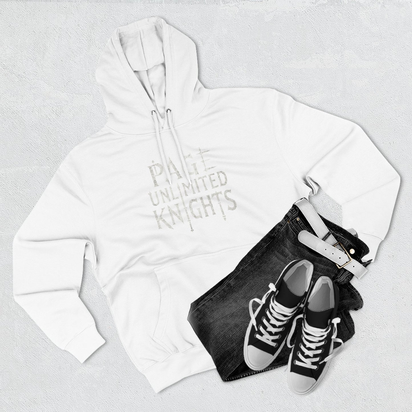 Page Unlimited Knights Medieval Three-Panel Fleece Hoodie