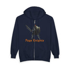 Slayerous Knight Hoodie — Page Unlimited Knights Graphic Zip-Up