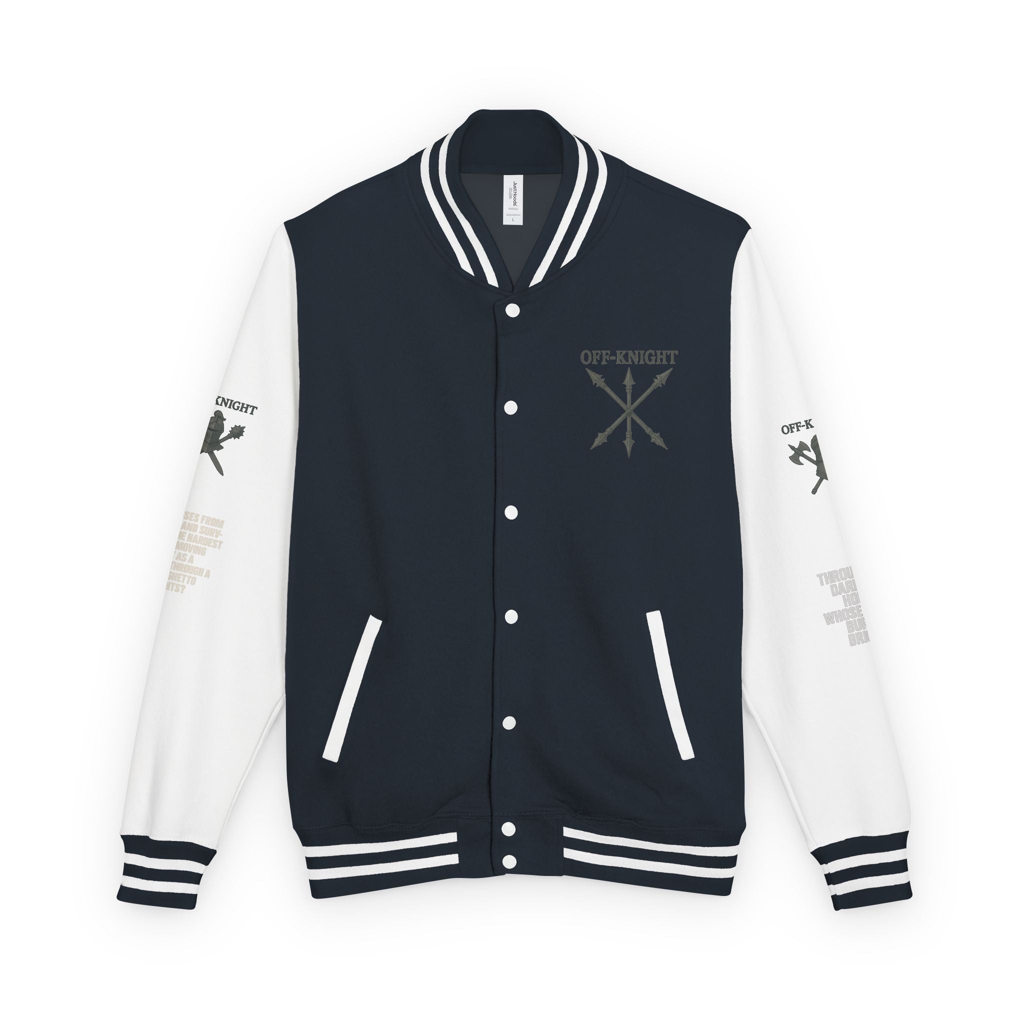 Off Knight Letterman Jacket | Page Unlimited Knights