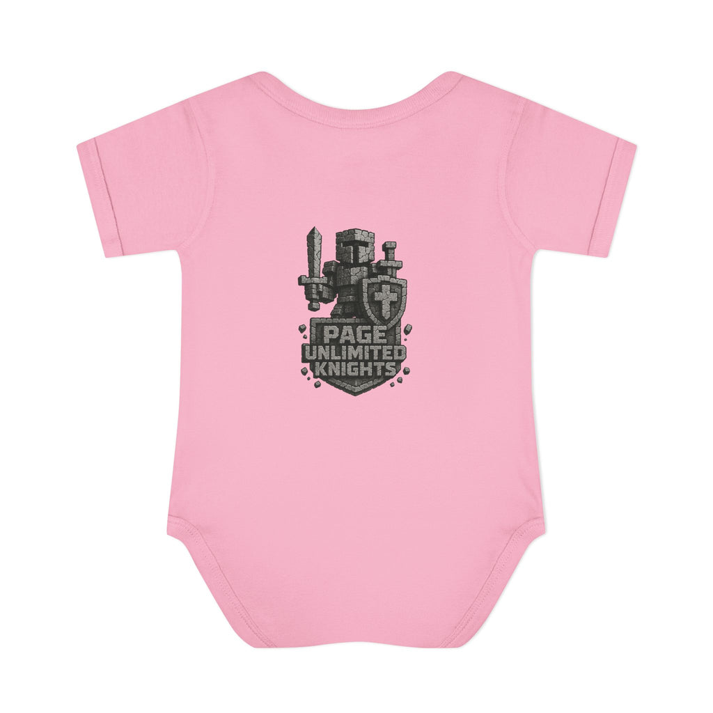 Unlimited Knights baby bodysuit