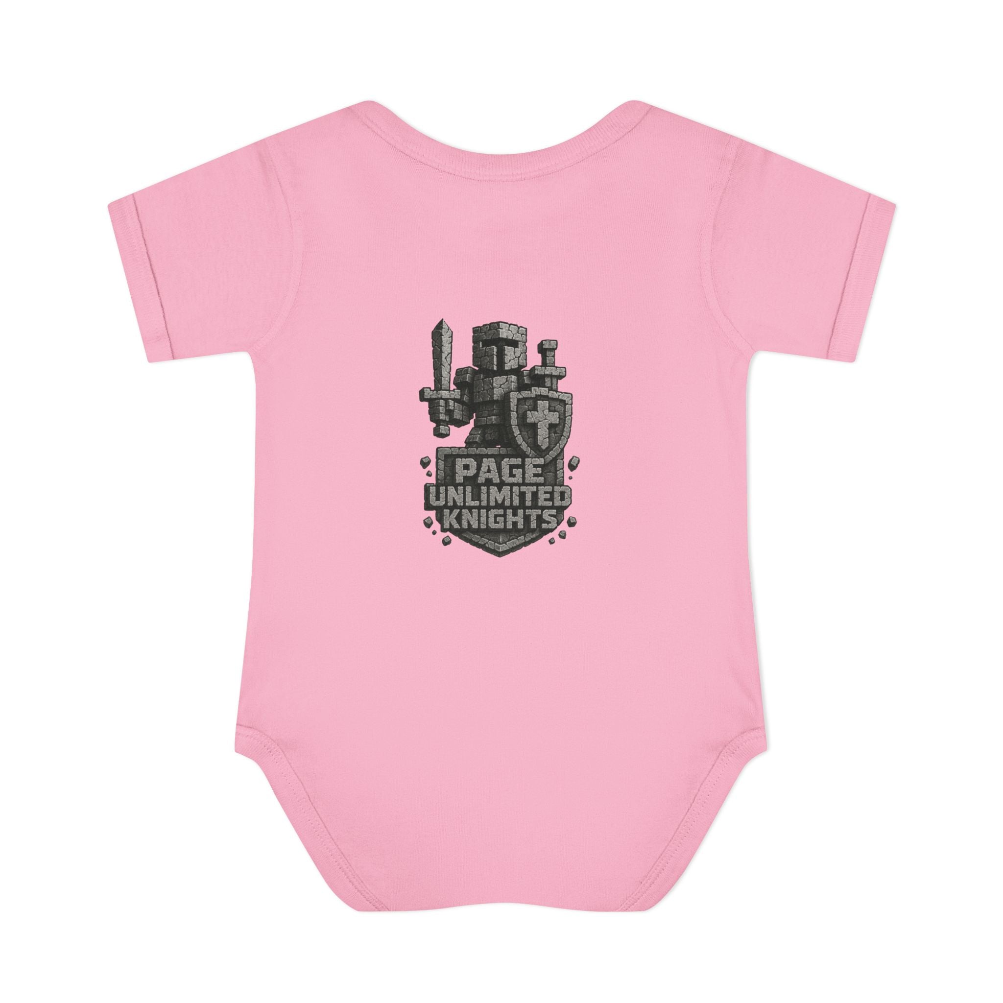 Unlimited Knights baby bodysuit