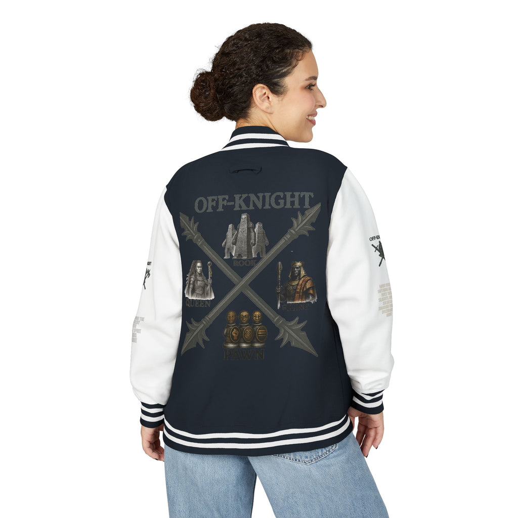 Off Knight Letterman Jacket | Page Unlimited Knights