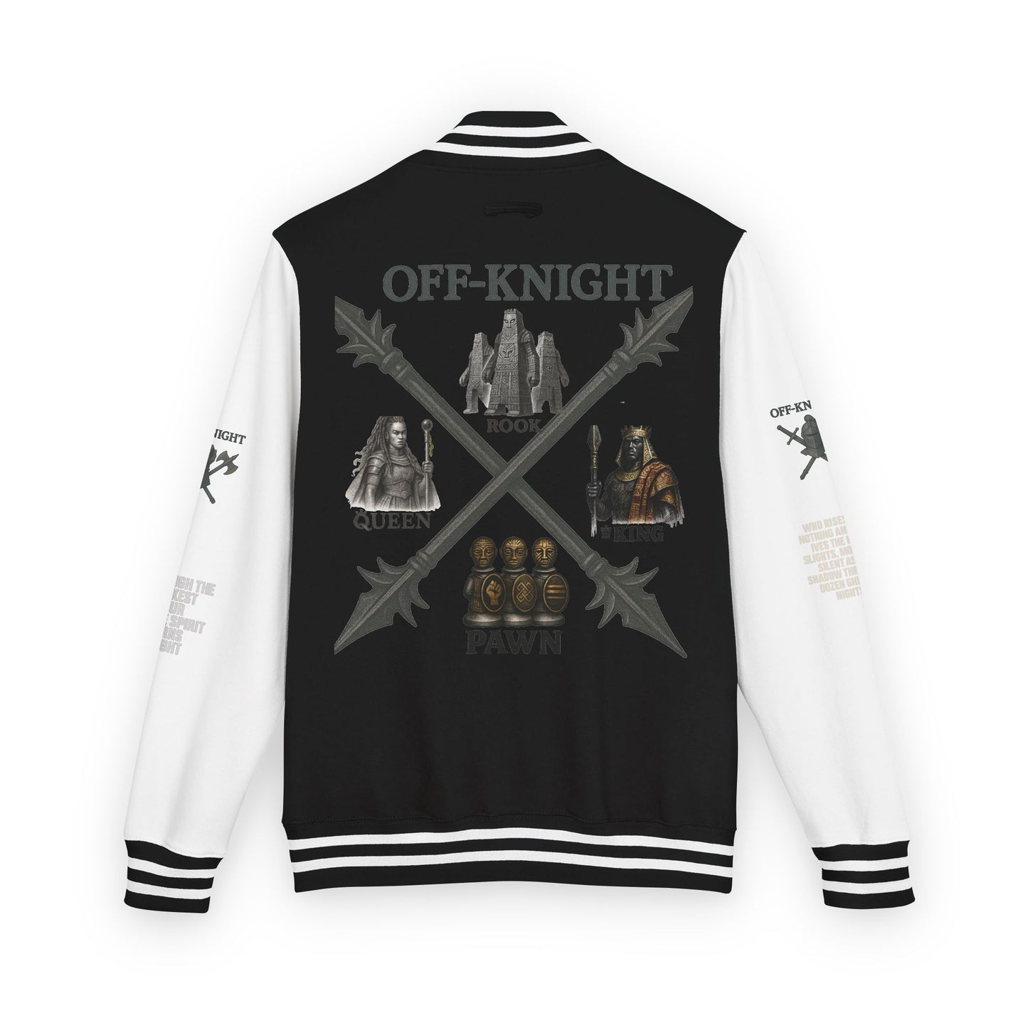 Off Knight Letterman Jacket | Page Unlimited Knights