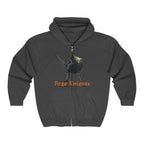 Slayerous Knight Hoodie — Page Unlimited Knights Graphic Zip-Up