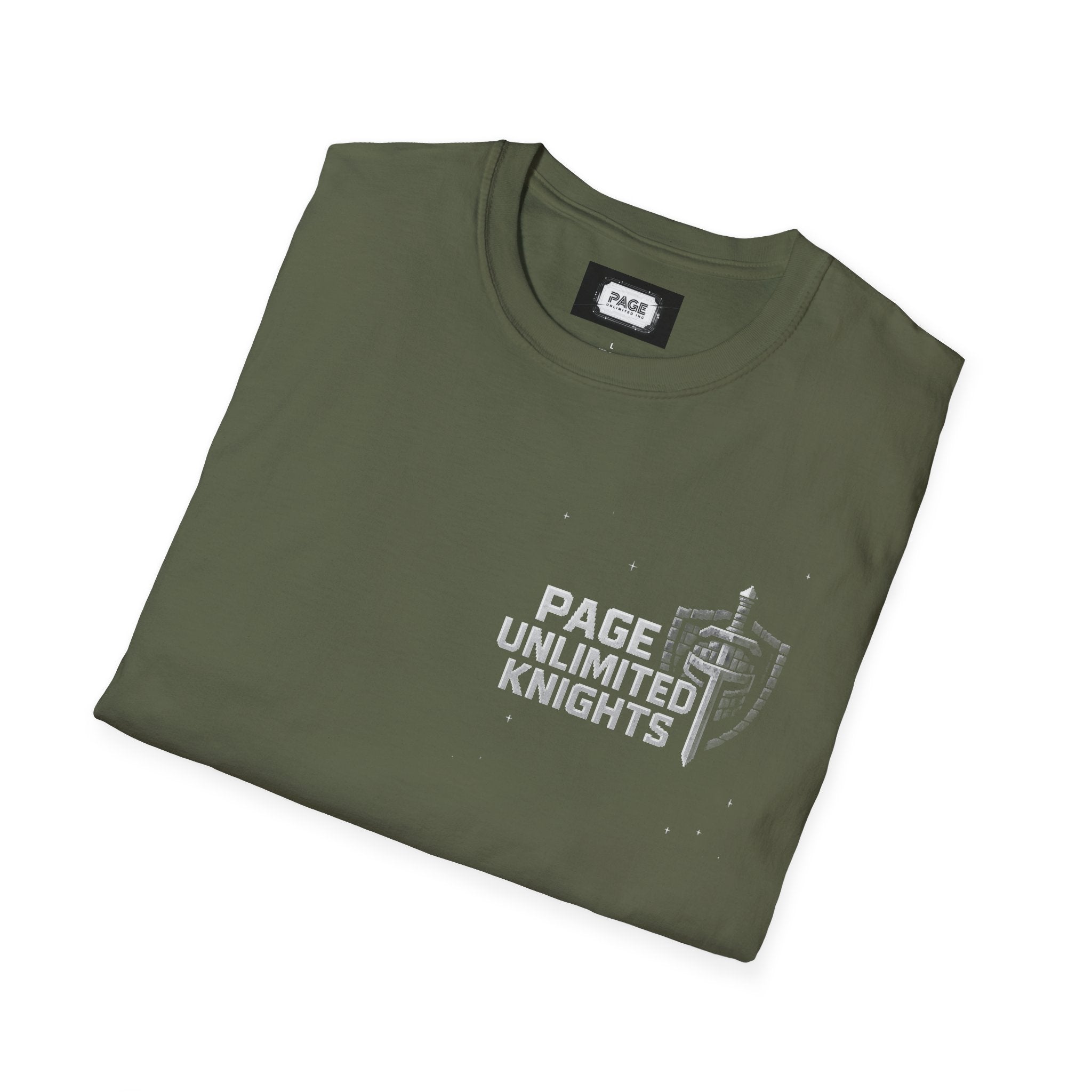 Page Unlimited Knights Medieval Graphic T-Shirt | Page Knights Illustration
