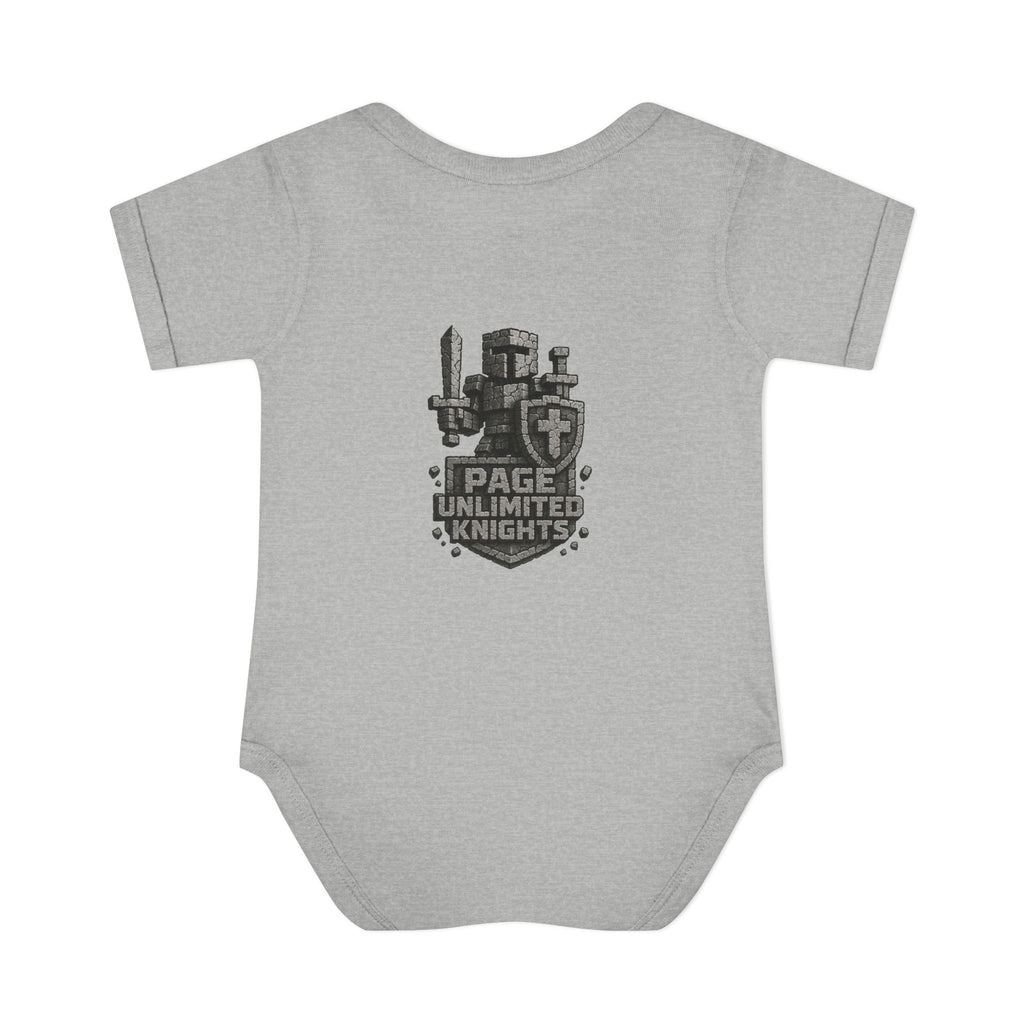 Unlimited Knights baby bodysuit