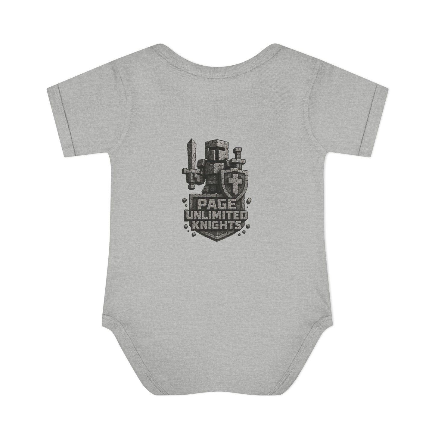 Unlimited Knights baby bodysuit