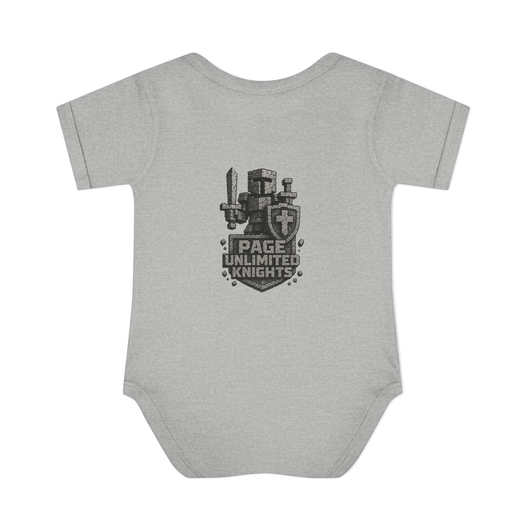 Unlimited Knights baby bodysuit