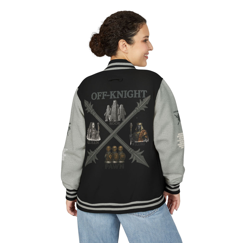 Off Knight Letterman Jacket | Page Unlimited Knights