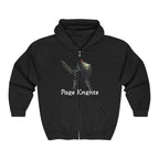 Slayerous Knight Hoodie — Page Unlimited Knights Graphic Zip-Up