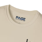 Page Unlimited Knights Castle Shield T-Shirt | Medieval Crest Logo