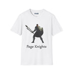 Unisex Page Knights T-Shirt – Ebony Flame Legacy Graphic Tee