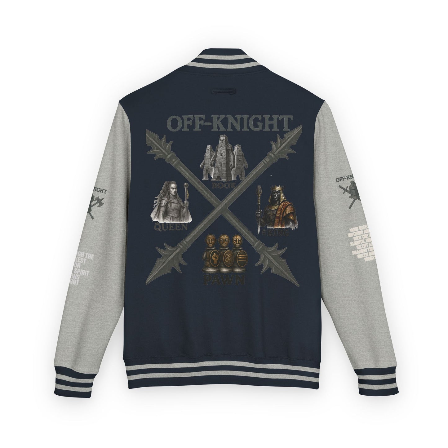 Off Knight Letterman Jacket | Page Unlimited Knights