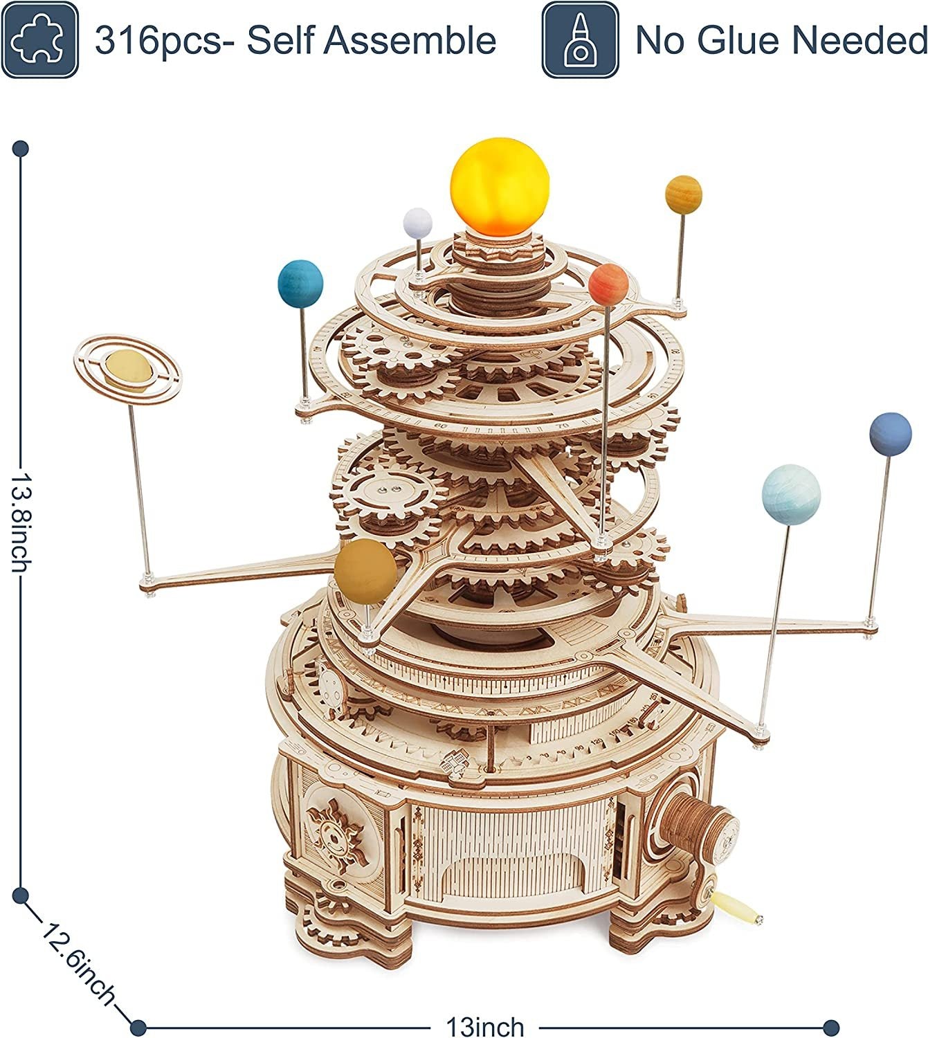 Robotime ROKR Rotatable 3D Wooden Puzzle