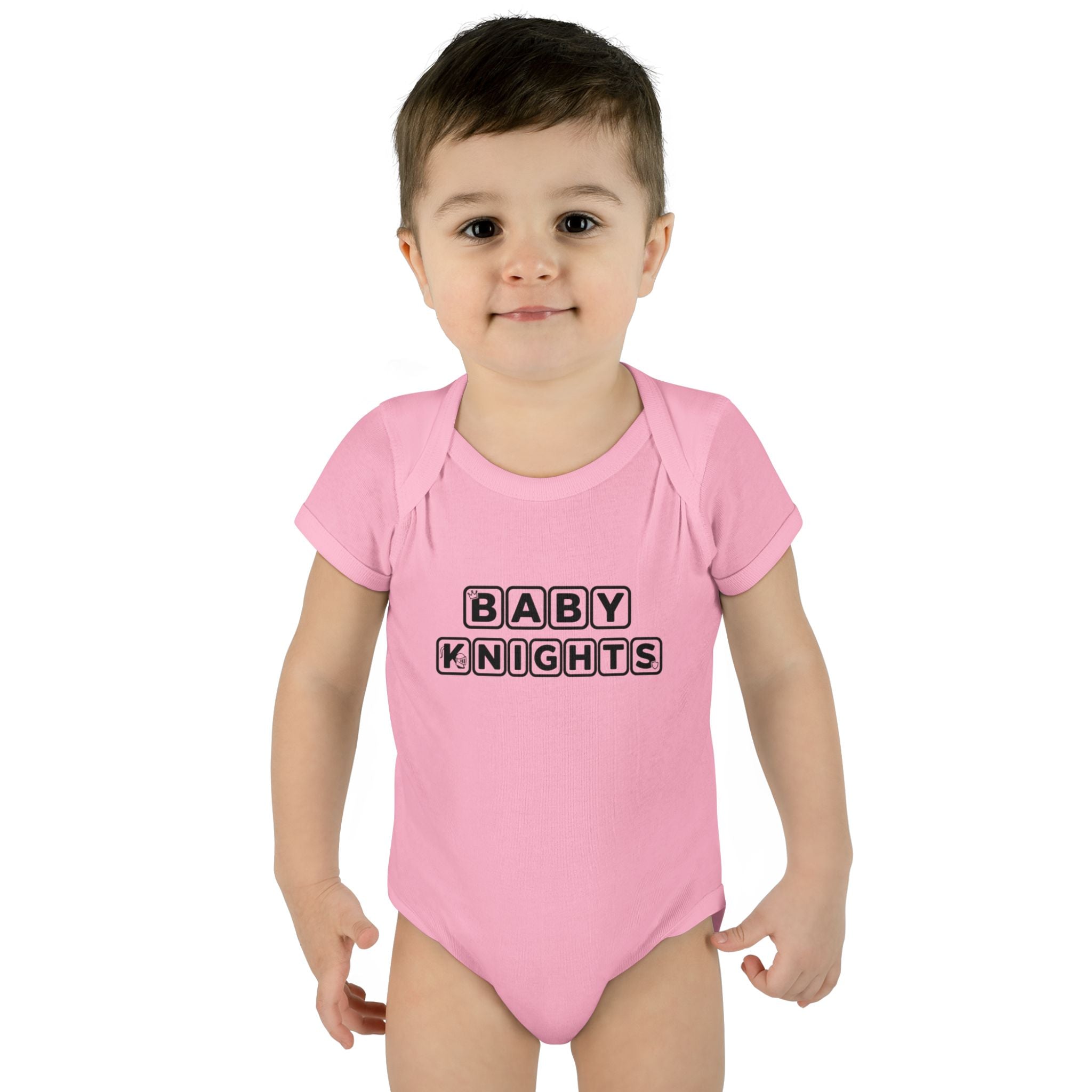 Unlimited Knights baby bodysuit