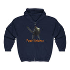 Slayerous Knight Hoodie — Page Unlimited Knights Graphic Zip-Up