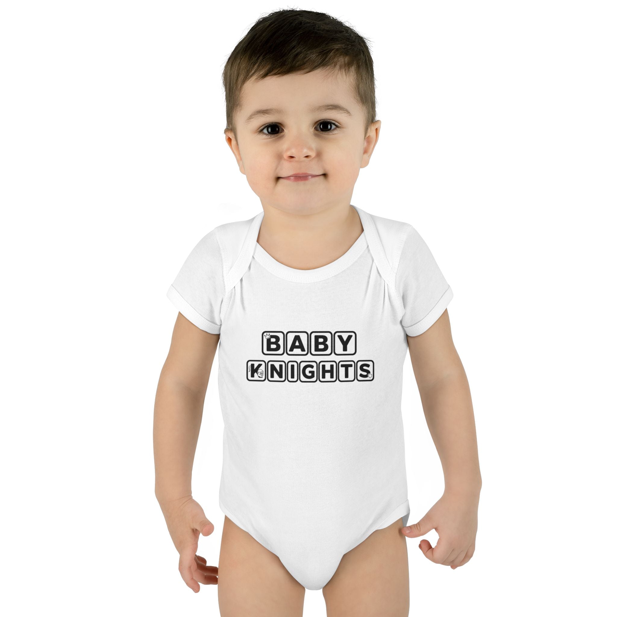 Unlimited Knights baby bodysuit