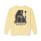 Regal African Queen Sweatshirt — Queen Warrior Graphic Crewneck