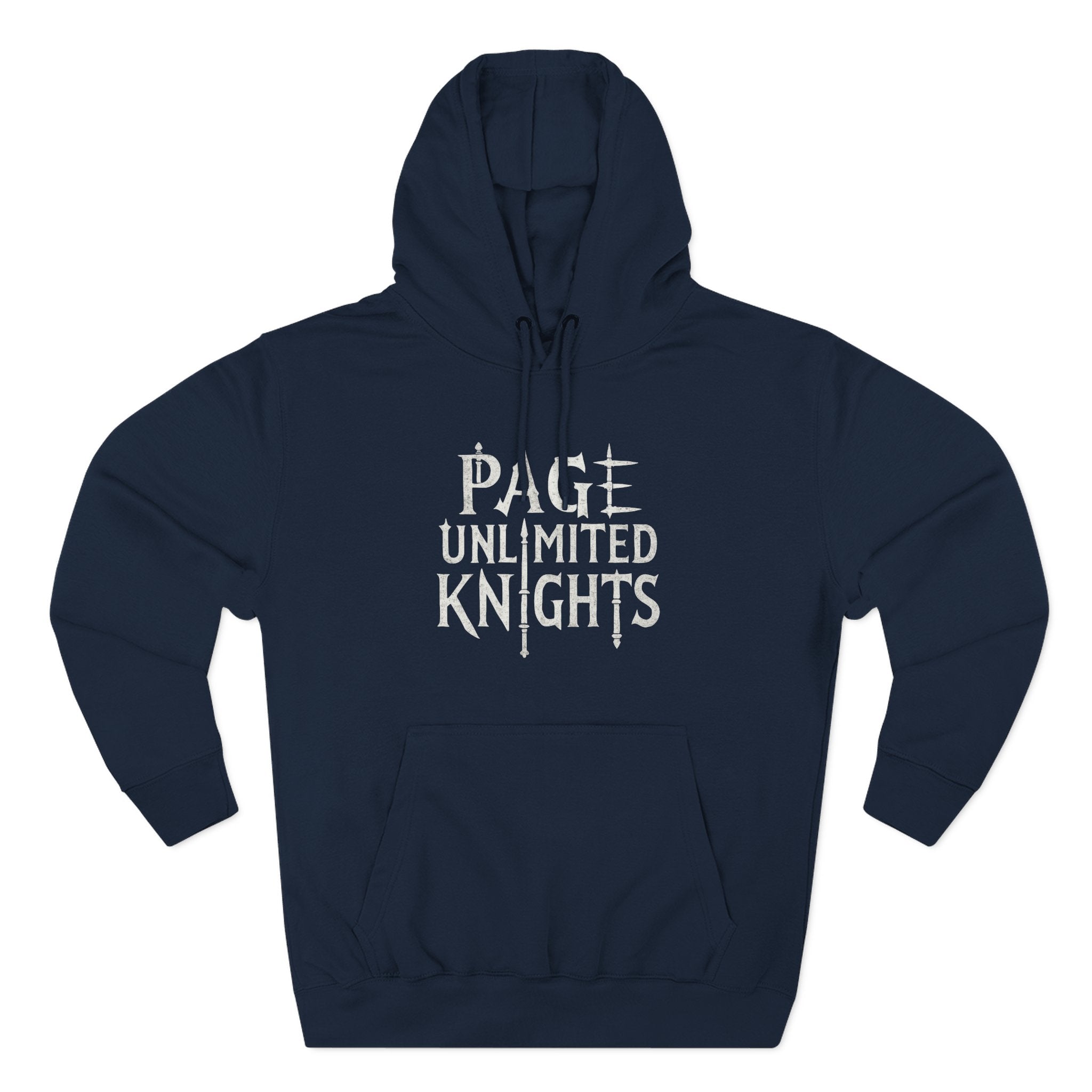 Page Unlimited Knights Medieval Three-Panel Fleece Hoodie