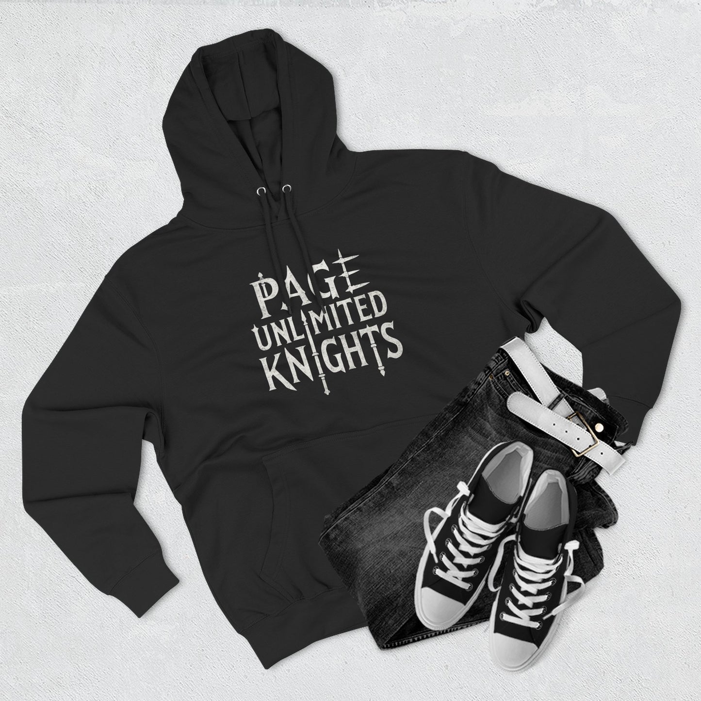 Page Unlimited Knights Medieval Three-Panel Fleece Hoodie