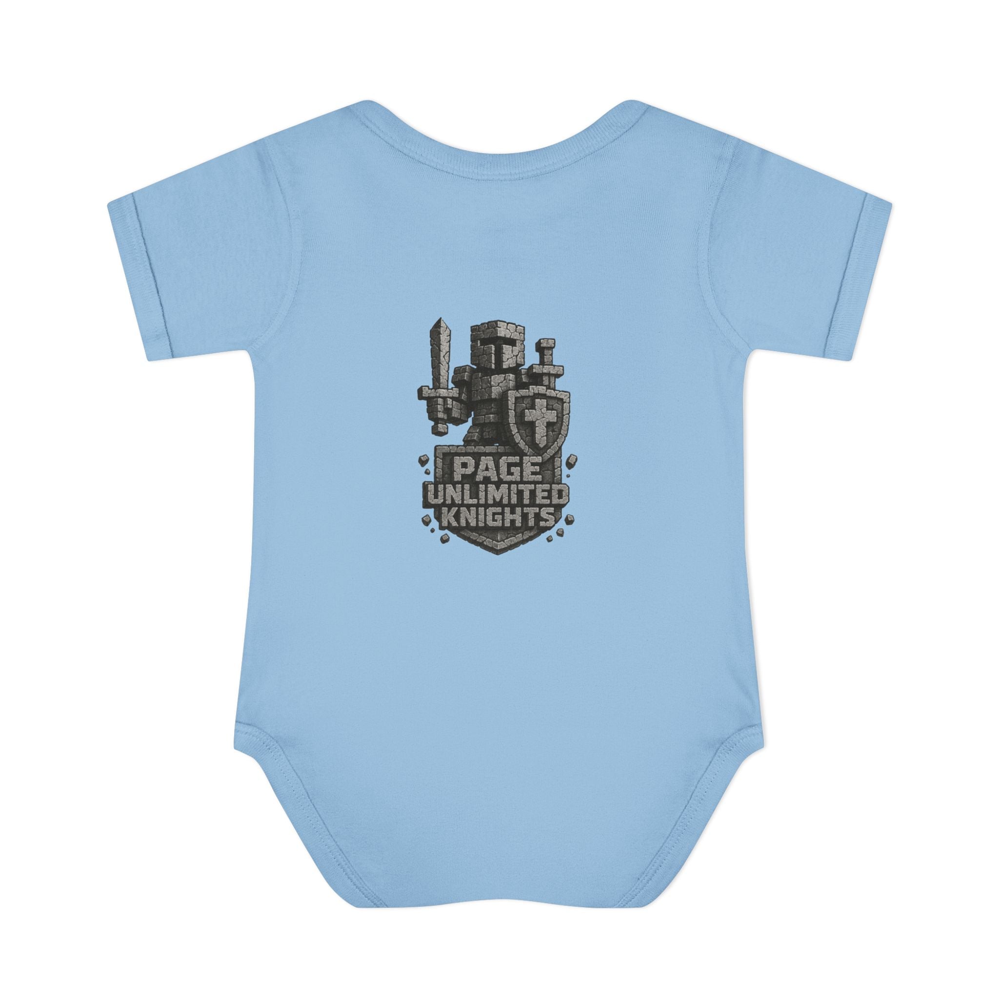 Unlimited Knights baby bodysuit