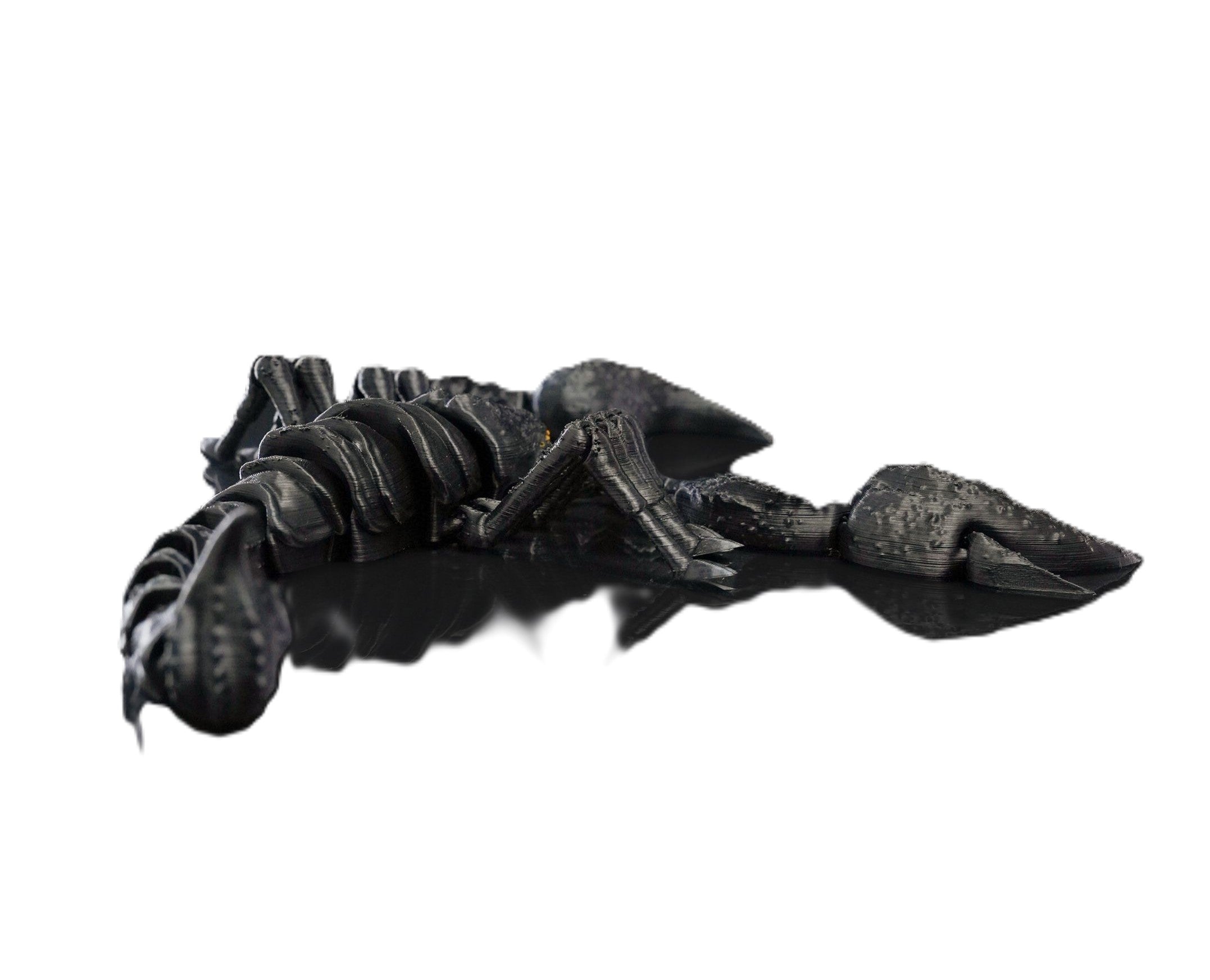 Articulated Emperor Scorpion 3D Printed Flexi Collectible Desk Toy Figure