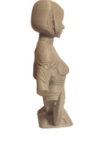 Buste de Cortana Halo imprimé en 3D (fan art) | Figurine personnalisée de 18 cm en PLA non peinte